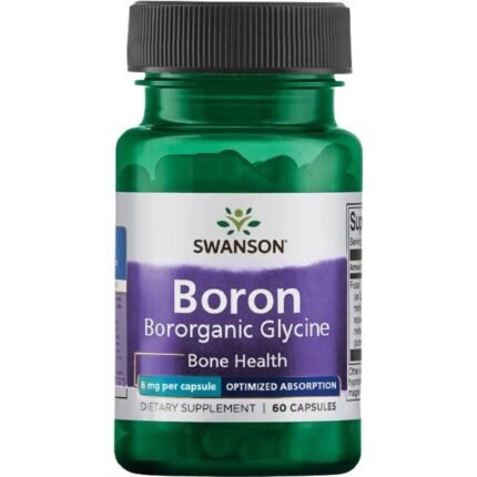 Supports bone strength and density β Swanson Boron Chelate 6 mg,