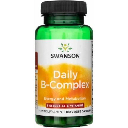 Energy and vitality support — Swanson Daily B-Complex Vegetable,