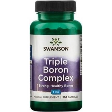 Supports bone strength and density — Swanson Triple Boron Complex 3mg,