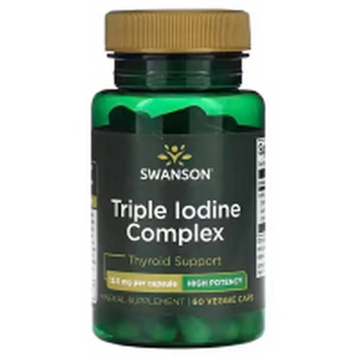 Thyroid Support -Swanson, Triple Iodine Complex, High Potency,