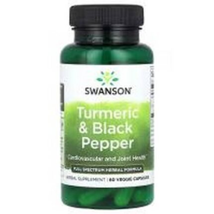 Anti-inflammatory action -Turmeric & Black Pepper, 90,