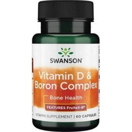 Supports bone strength and density — Swanson Vitamin D & Boron Complex,
