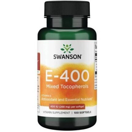 Supports skin health — Swanson Vitamin E (mixed tocopherols) 268 mg,