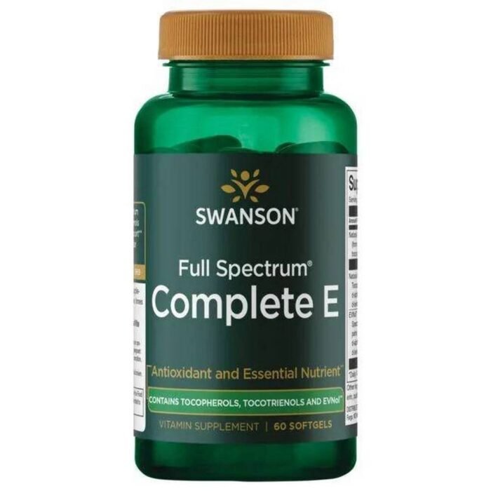 Supports cardiovascular health — Swanson Vitamin E + Tocotrienols,