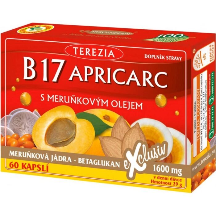 Supports energy metabolism — Terezia Company B17 Apricarc with Apricot Oil,