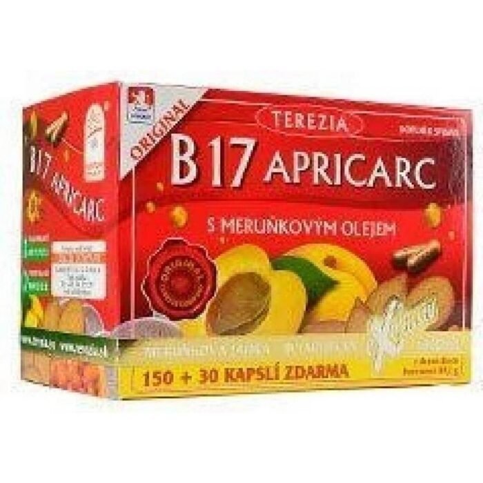 Supports energy metabolism — Terezia Vitamin B17 Apricarc with Apricot Oil,