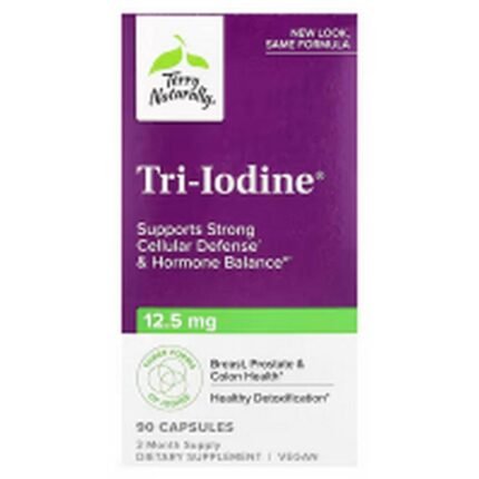 Thyroid Support -Terry Naturally, Tri-Iodine®,