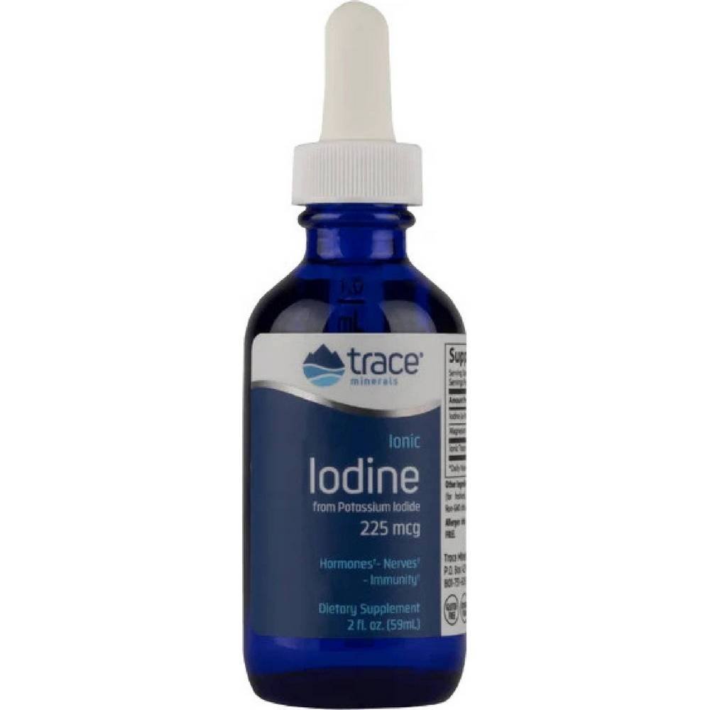 trace minerals liquid ionic iodine59ml Thyroid support β Trace Minerals Liquid Ionic Iodine, 59 ml,