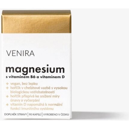 Magnesium deficiency in the body — Venira Magnesium with Vitamin B6 and Vitamin D,