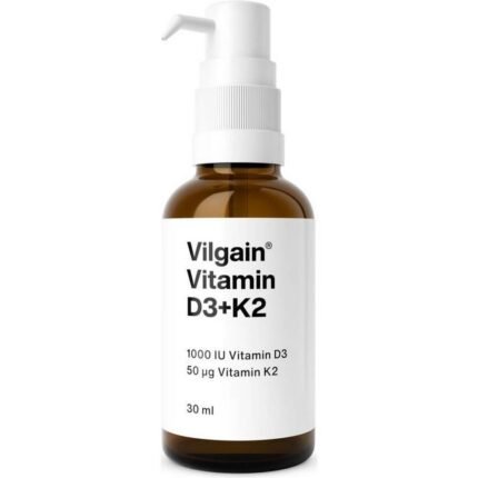 Supports bone health — Vilgain Vitamin D3+K2,