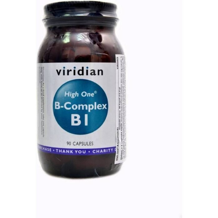 Energy and vitality support — Viridian B-Complex B1 High One,