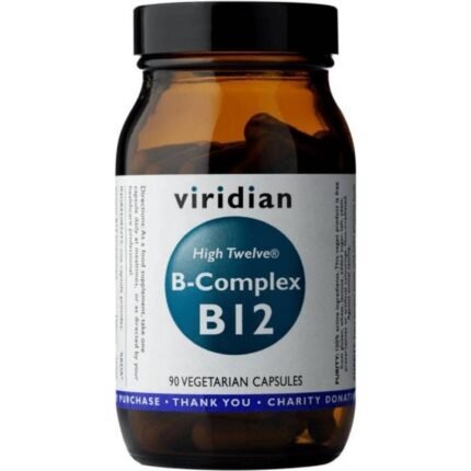 Energy and vitality support — Viridian B Complex B12 High Twelve,