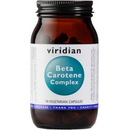 Supports healthy skin and natural tanning — Viridian Beta Carotene,