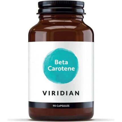 Supports healthy skin and natural tanning — Viridian Beta Carotene,