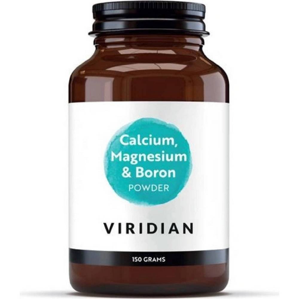 viridian calcium magnesium with boron powder150g Supports bone strength and density — Viridian Calcium Magnesium with Boron Powder, 150g,