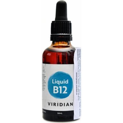 Supports normal energy levels — Viridian Liquid Vitamin B12 500 µg, 50ml,