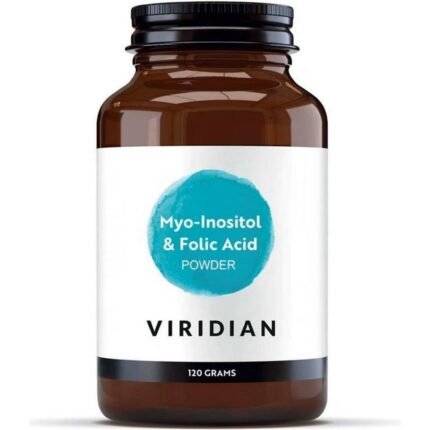 Supports reproductive health — Viridian Nutrition Myo-Inositol & Folic Acid, 120g,