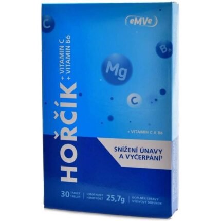 Supports healthy muscle and nerve function — Vitar eMVe Magnesium + Vitamin C and B6,