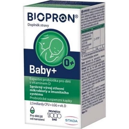 Support for immune system function — Walmark Biopron Baby + Probiotics + Vitamin D for Children, 10 ml,