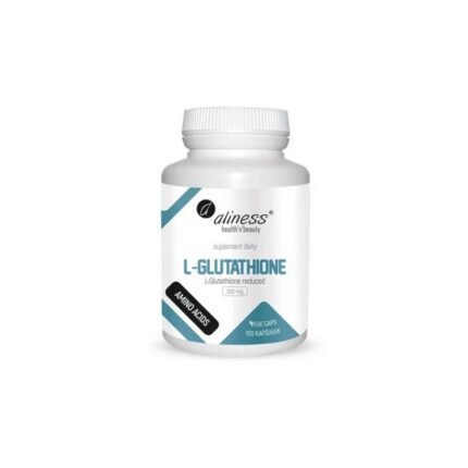 Provides powerful antioxidant protection — Aliness L-Glutathione Reduced 500 mg VEGE,