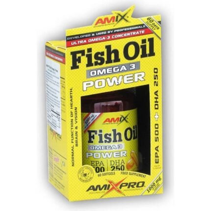 Supports heart health — Amix Pro Series Fish Oil Omega 3 Power,