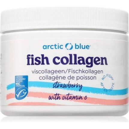 Supports joint and cartilage health — Arctic Blue Fish Collagen + Vitamin C Strawberry, 150 g,