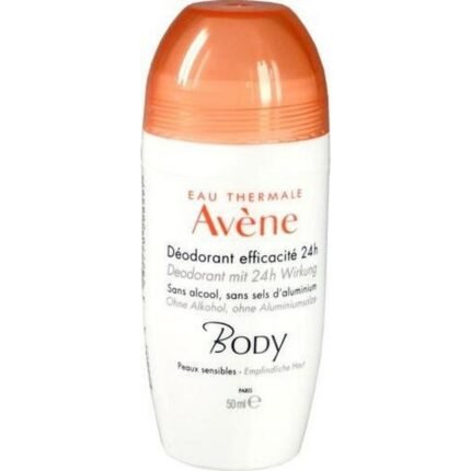 Body odor,-Avène, Sensitive Skin Deodorant Roll-On, 50 ml