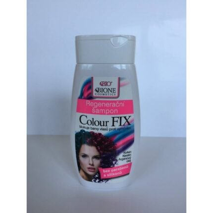 Fading and dullness of color-treated hair - Bio Bione,  Cosmetics Bio Colour Fix regenerating shampoo 260 ml,