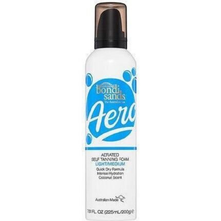 Pale or uneven skin tone,-Bondi Sands, Aero Self Tanning Foam Light/Medium, 225 ml,