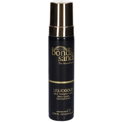 Pale or uneven skin tone,-Bondi Sands, Liquid Gold Self Tanning Foam, 200 ml,
