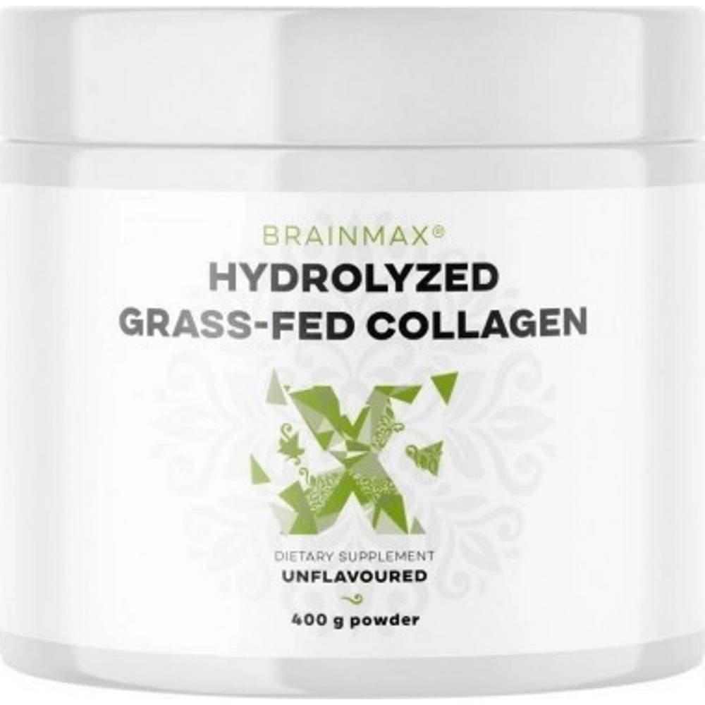 brainmax hydrolyzed collagen grass fed collagen400g Supports skin hydration and elasticity — BrainMax Hydrolyzed Collagen Grass-Fed Collagen, 400g,