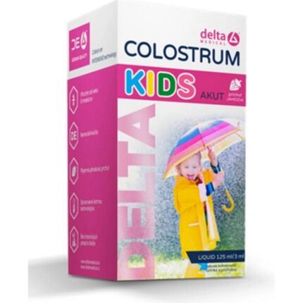 Immune system support — Delta Colostrum Acute Syrup Strawberry Kids, 125ml