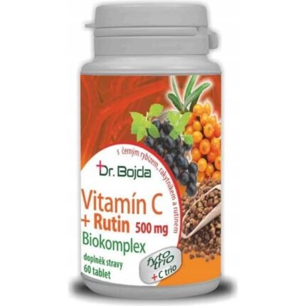 Supports immune system health — Dr. Bojda Vitamin C 500 + Rutin Biocomplex,