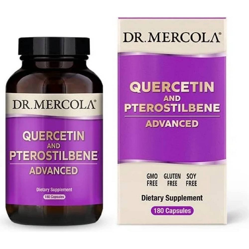 dr mercola quercetin pterostilbene advanced180 Supports immune system health β Dr. Mercola Quercetin Pterostilbene Advanced,