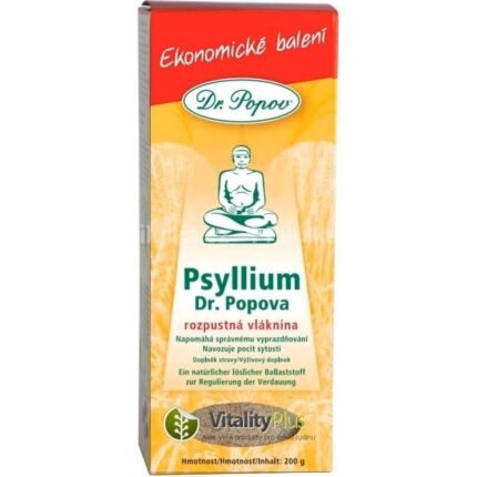 Supports digestive regularity — Dr. Popov Psyllium Indian Soluble Fiber, 200g