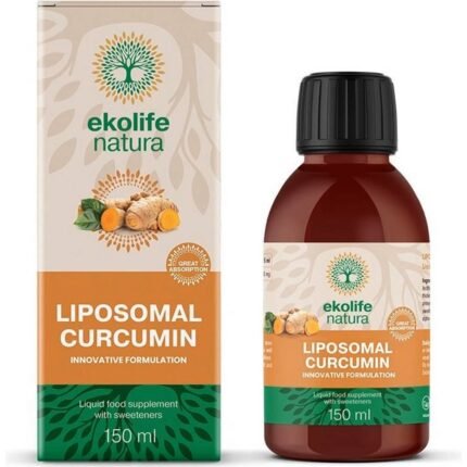 Supports antioxidant defense — Ekolife Natura Liposomal Curcumin 150 ml,