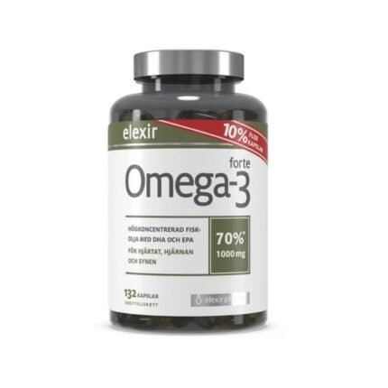 Heart health support — Elexir Omega-3 Forte 1000 mg,