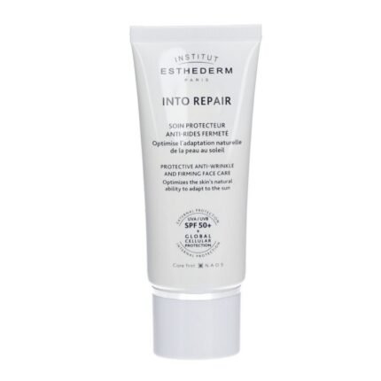 Skin that is highly sensitive or intolerant to sun exposure and prone to burning or stress-Esthederm Into Repair Antiwrinkle Sunscreen SPF 50 Plus (50 ml)