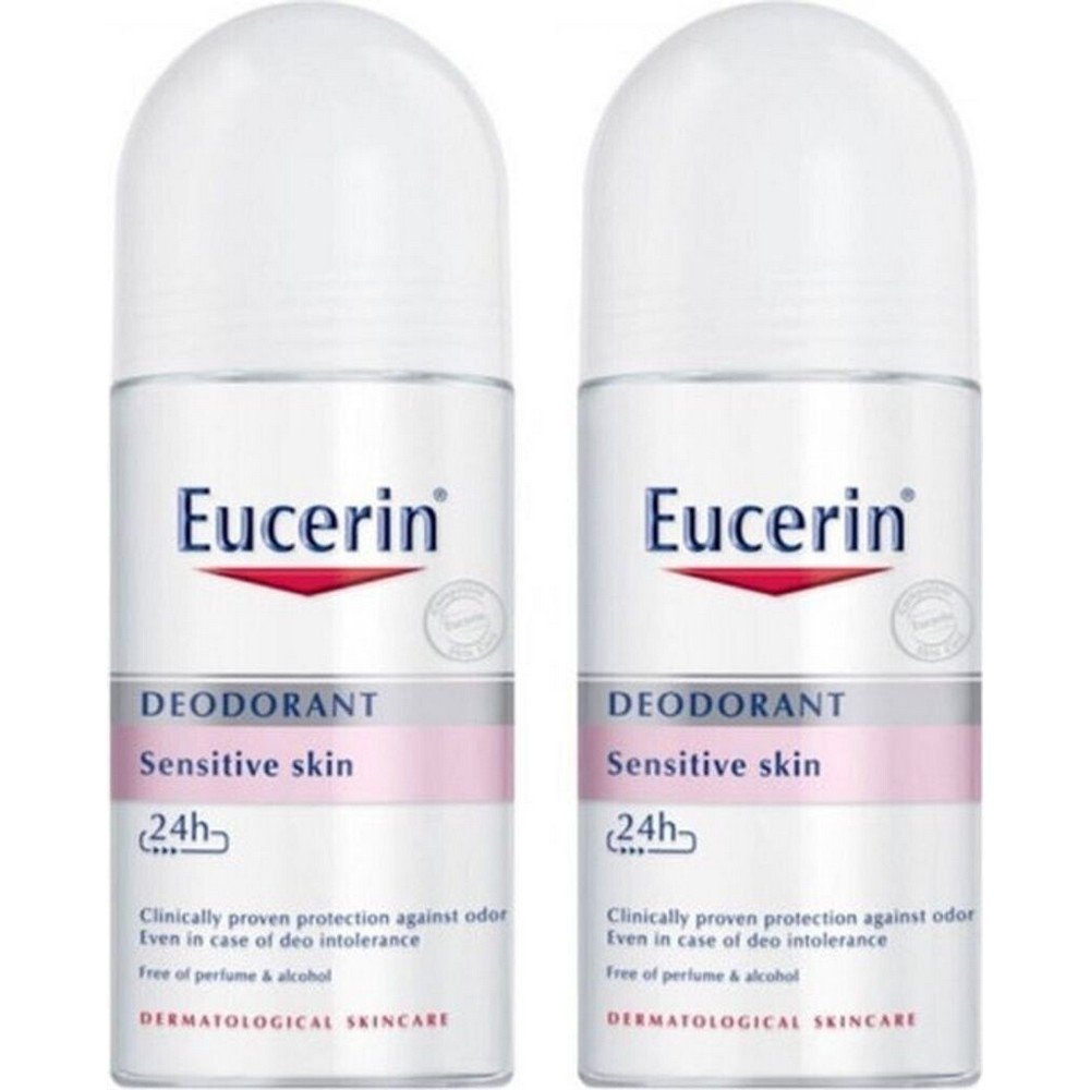 eucerin ph5 deodorant roll on 2x50ml Body odor control,-Eucerin PH5 Deodorant Roll-On, 2 x 50 ml,