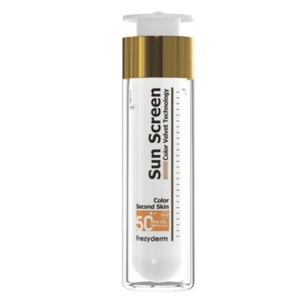 Excess oil and unwanted facial shine-FrezyDerm Sunscreen Color Velvet SPF 50+ (50 ml)