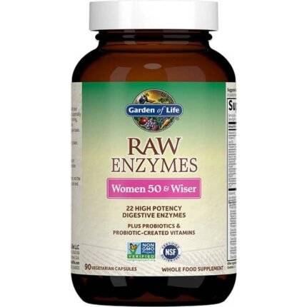 Digestive enzyme support — Garden of Life Raw Enzymes Women 50 Wiser for Women