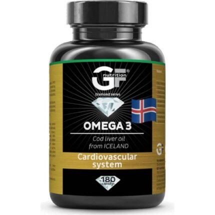 Supports heart health — GF Nutrition Omega 3 Cod Liver Oil,