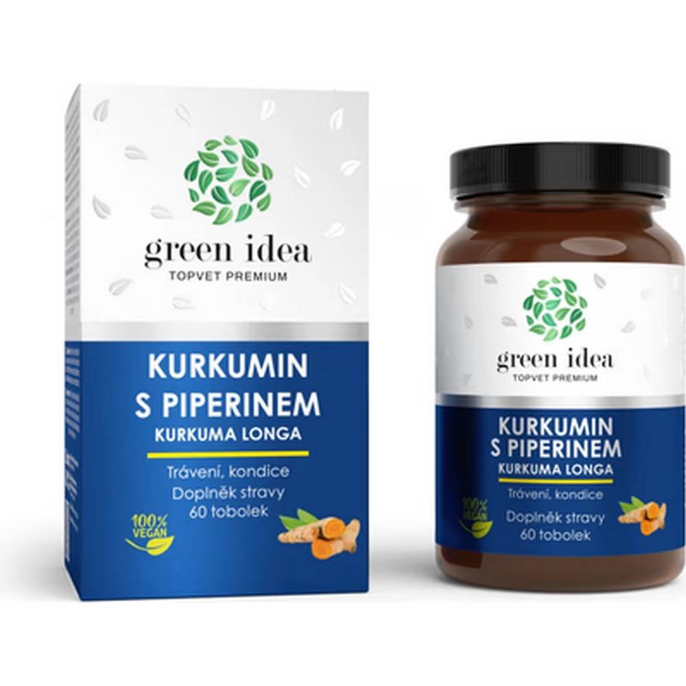 green idea curcumin with piperine herbal extract 60 Inflammatory processes β Green idea Curcumin with piperine herbal extract,