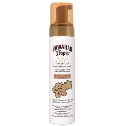 Pale or uneven skin tone,-Hawaiian Tropic, Self-Tanning Foam Dark, 200 ml,