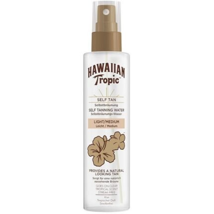 Pale or uneven skin tone,-Hawaiian Tropic, Tropic Self-Tanning Water Light/Medium, 190 ml,