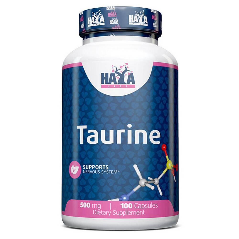 haya labs taurine500mg100 Supports energy metabolism — Haya Labs Taurine 500 mg,