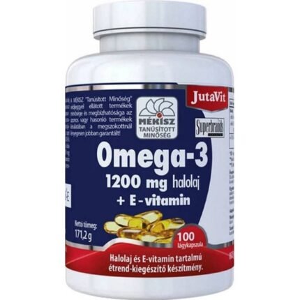 Supports heart health — JutaVit Omega-3 Fish Oil 1200mg,