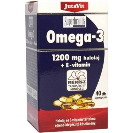 Supports heart health — JutaVit Omega-3 Fish Oil 1200mg,