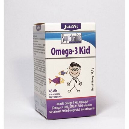 Heart health support — JutaVit Omega-3 Kid Orange Flavored Softgel,