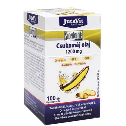 Supports heart health — Juvapharma JutaVit Cod Liver Oil 1200mg,